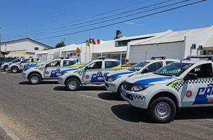 PM distribui 12 novas viaturas para os batalhões no litoral do Piauí (Foto: Divulgação)