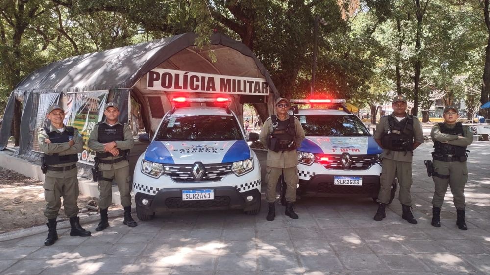 PM instala posto de comando e realiza operação no centro de Teresina