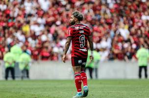 Gabigol disputa partida no Maracanã (Foto: Créditos: Gilvan de Souza/Flamengo)