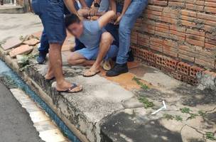 Homem preso por assalto em padaria (Foto: Divulgação)