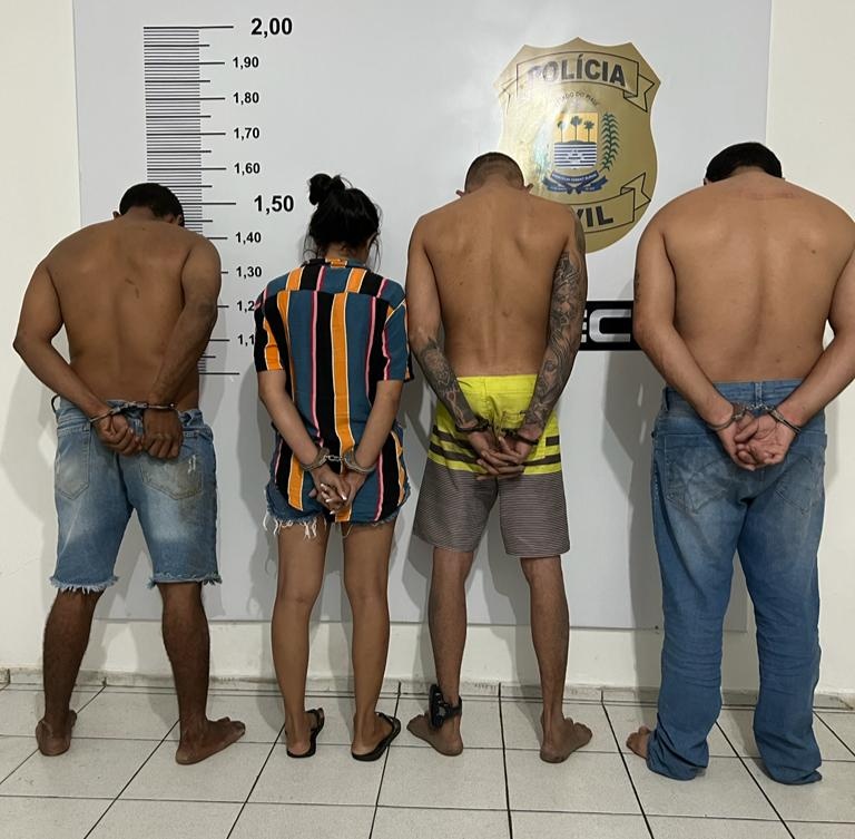 Polícia Civil deflagra operação e prende quatro integrantes de facções criminosas em Teresina