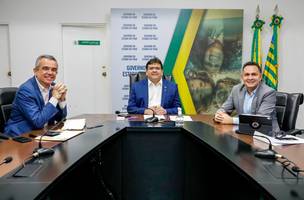 Washington Bonfim, Rafael Fonteles e Carlos Anchieta (Foto: Divulgação)