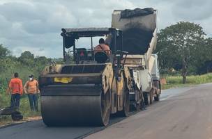 Governo do Estado recupera pavimentação de duas rodovias na região do Cerrado (Foto: Divulgação)