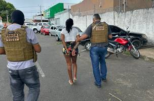 Mulher é presa por roubar vendedoras de títulos de capitalização em Teresina (Foto: Divulgação)