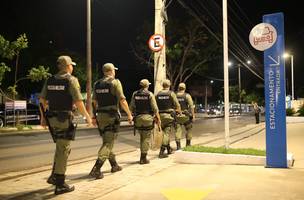 PM reforça policiamento com estágio de alunos do Curso de Formação de Soldados (Foto: Divulgação)