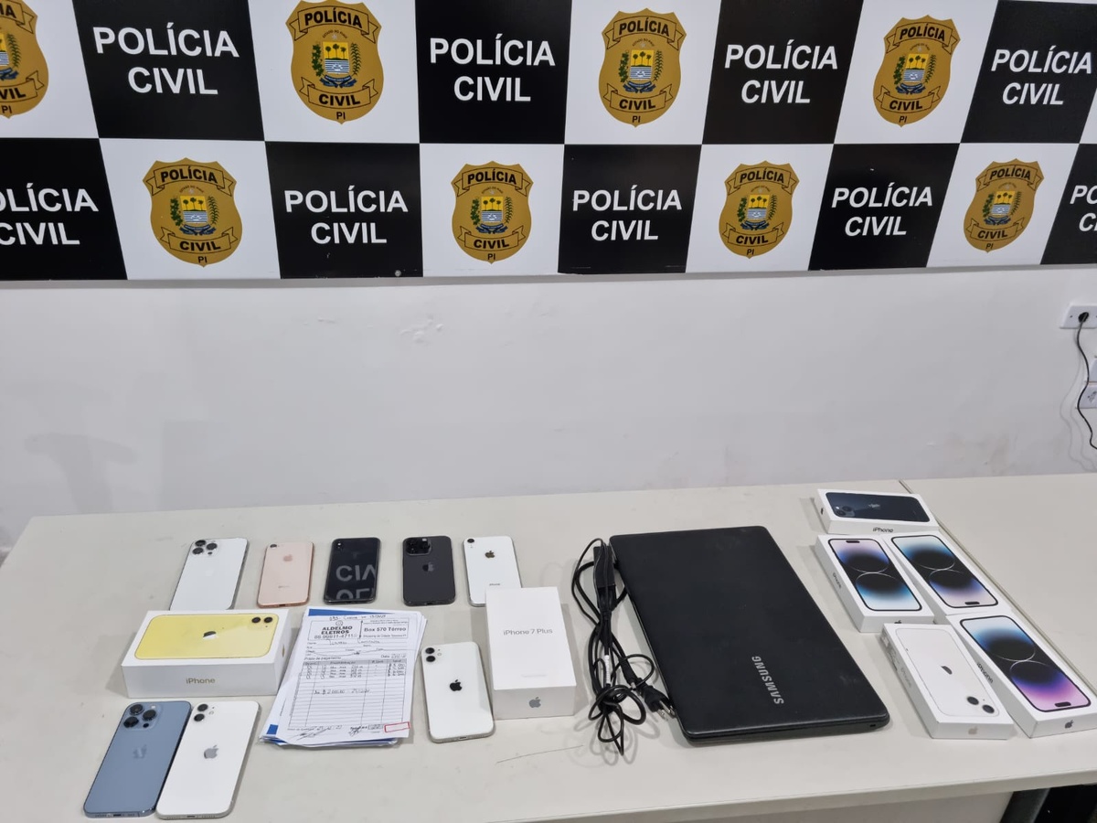 Polícia deflagra operação contra lojas e apreende celulares em Teresina