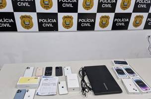 Polícia deflagra operação contra lojas e apreende celulares em Teresina (Foto: Divulgação)