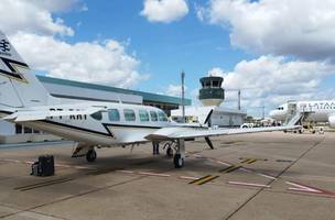 Duas aeronaves estão na capital, desde o último sábado,, 22, para o mapeamento aéreo de Teresina (Foto: Fotos(Ascom/Semf))