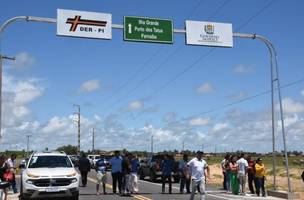 Governo do Estado inaugura obras de pavimentação asfáltica da PI-116 (Foto: Divulgação)