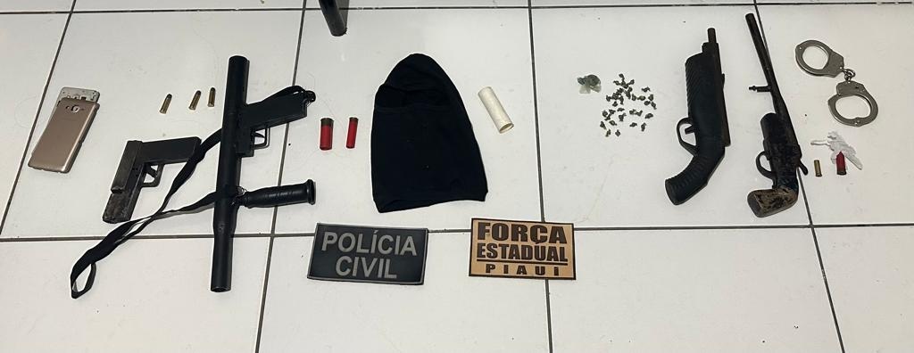 Polícia Civil prende duas pessoas durante operação em Nazária