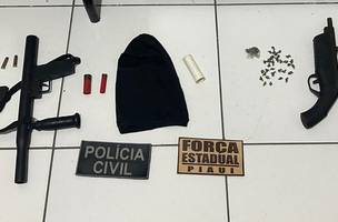 Polícia Civil prende duas pessoas durante operação em Nazária (Foto: Divulgação)