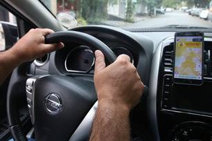 Motoristas de aplicativos, como Uber e 99, fazem greve em todo o país (Foto: Rovena Rosa/Agência Brasil)
