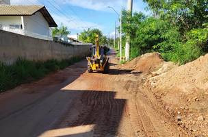 Obra de drenagem e recuperação de rua do Bairro Uruguai evitará novos deslizamentos do solo (Foto: Divulgação)