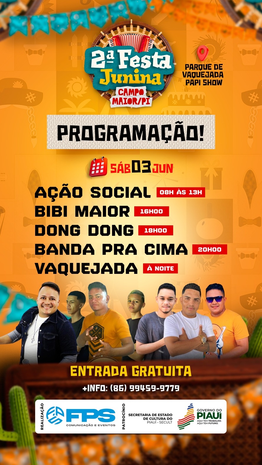 Campo Maior recebe a 2ª edição da Festa Junina no Parque de Vaquejada Papi Show