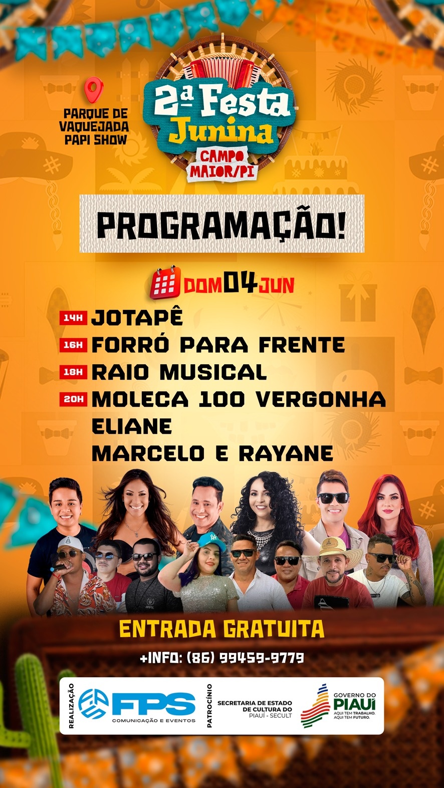 Campo Maior recebe a 2ª edição da Festa Junina no Parque de Vaquejada Papi Show