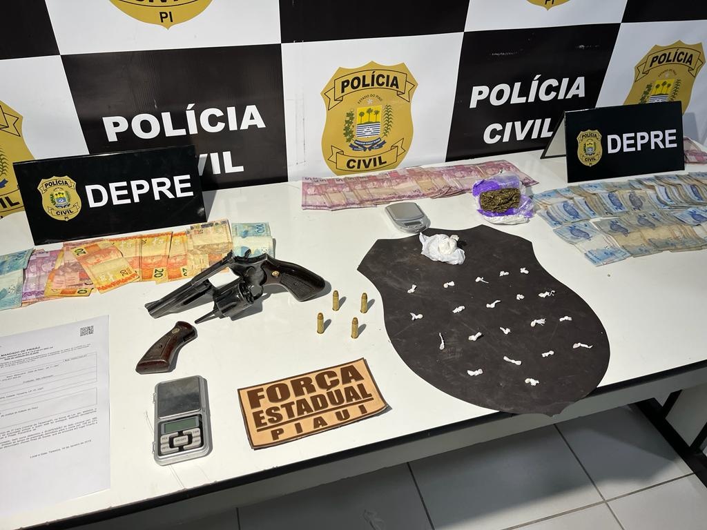 Polícia Civil prende três pessoas por tráfico de drogas na zona sudeste da capital