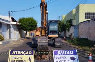 Agespisa substitui tubulações e faz intervenções na rede de esgoto de Picos (Foto: Divulgação)