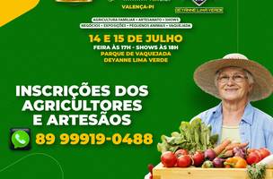 Feira Agripecuária em Valença (Foto: Divulgação)