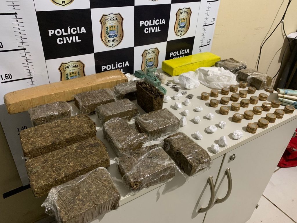 Polícia Civil deflagra “Operação Cerne V” e apreende grande quantidade de drogas em Picos