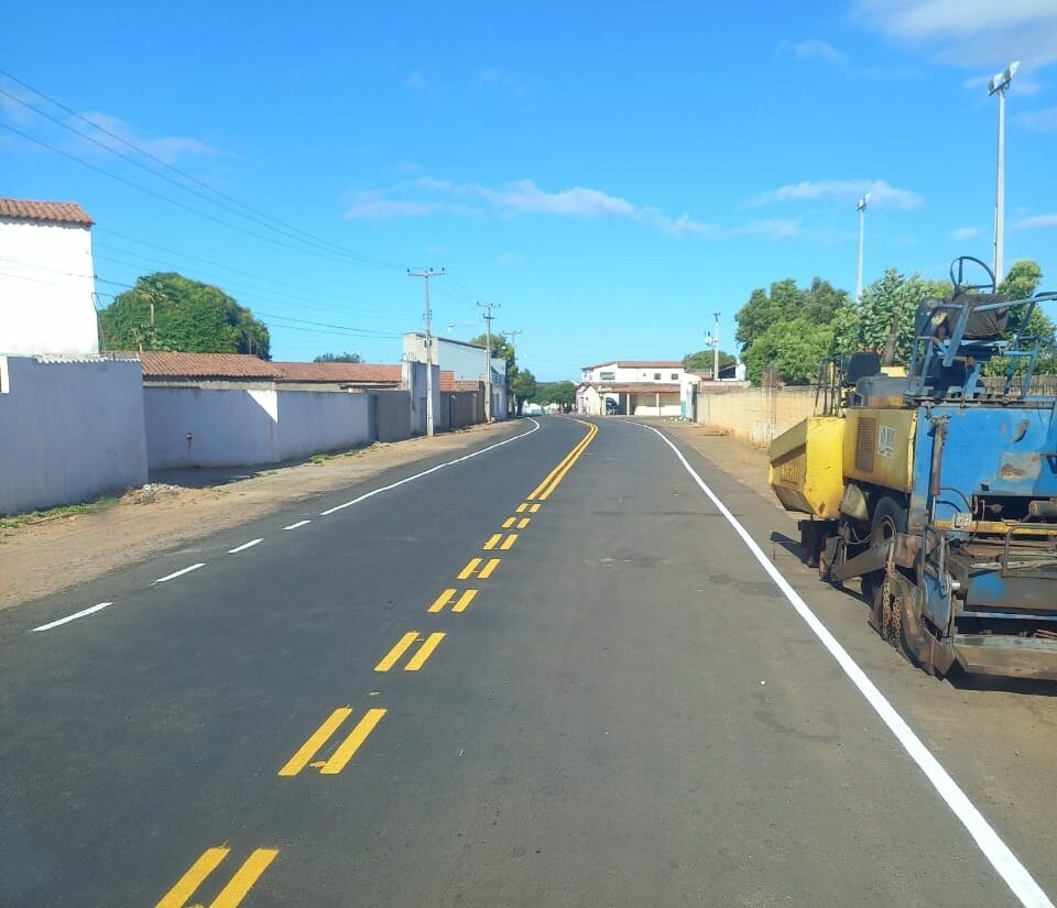 Anel viário de Anísio de Abreu é pavimentado pela Seinfra