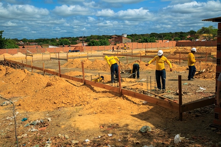 Obras da Escola do Residencial Julia Almeida estão em ritmo acelerado