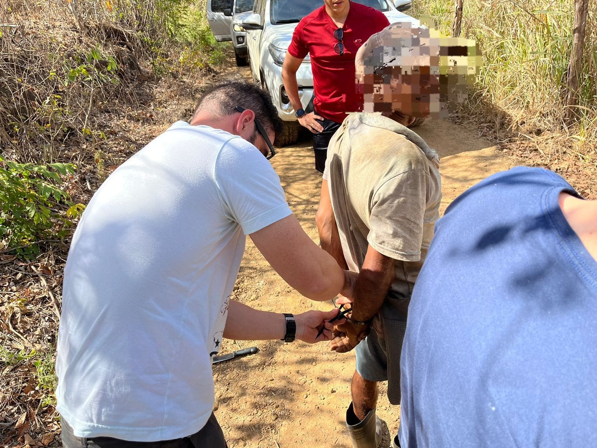 Polícia prende homem acusado de dois homicídios na zona rural de Angical