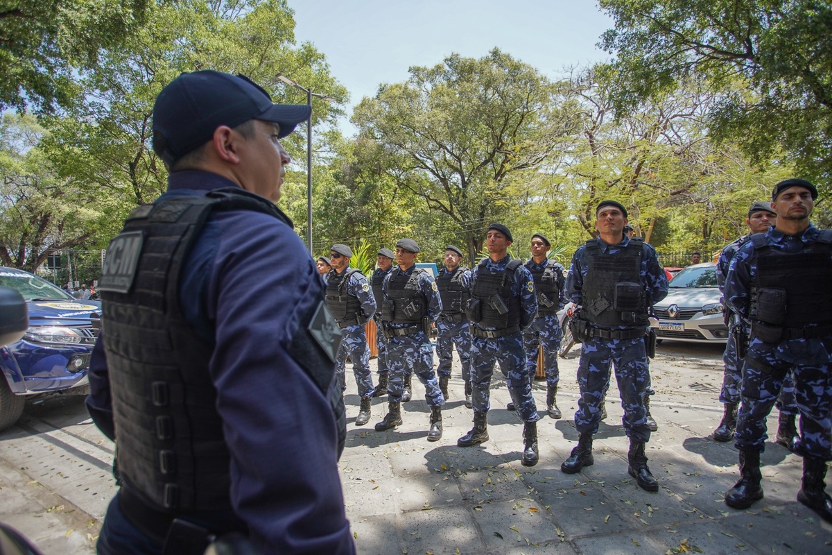 Prefeito Dr. Pessoa participa da apresentação do grupo de elite da Guarda Municipal