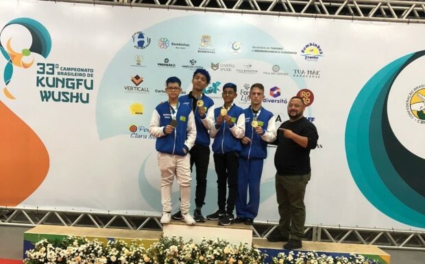 Piauí é três vezes campeão brasileiro de Kungfu Wushu em Santa Catarina