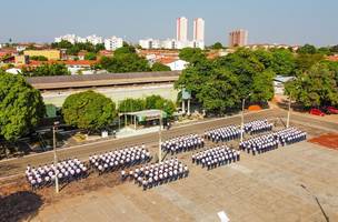 Polícia Militar realiza formatura de cerca de 350 novos policiais nesta quinta (Foto: Divulgação)