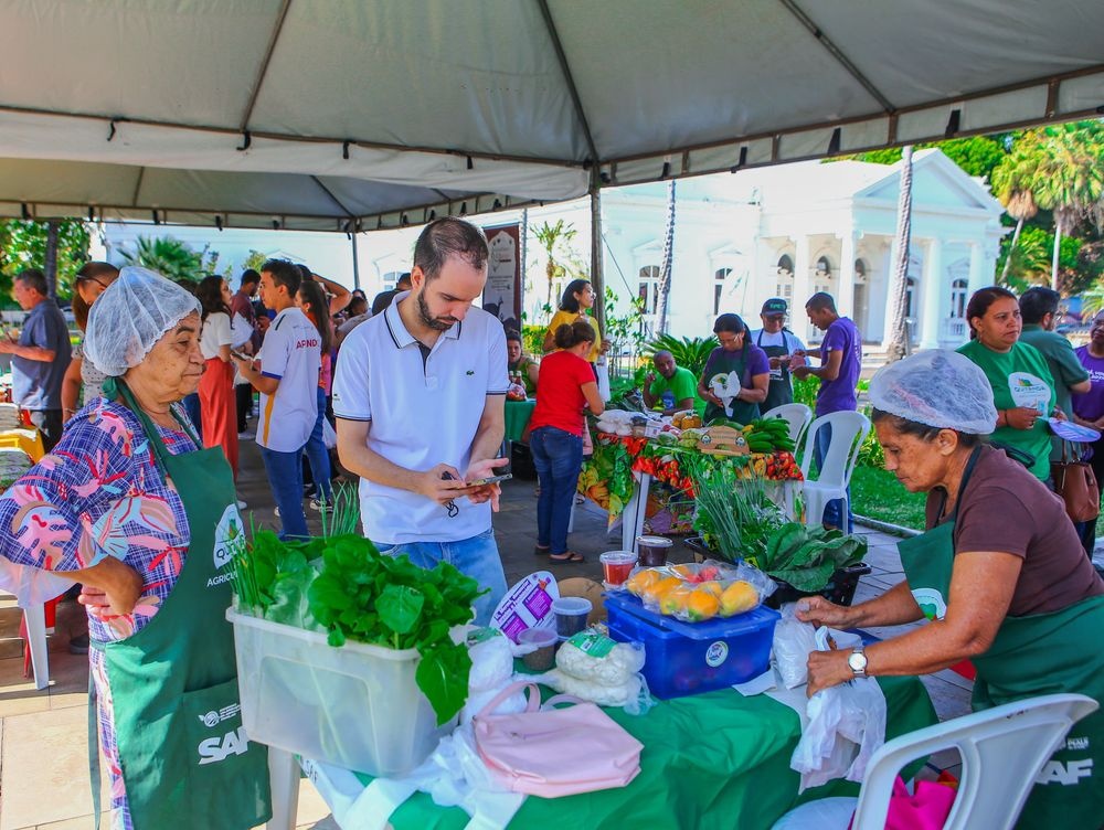 SAF realiza Quitanda da Agricultura Familiar no Palácio de Karnak nesta quinta