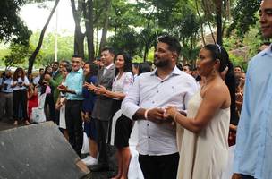 Justiça Itinerante realiza casamento comunitário com 281 casais (Foto: Divulgação)