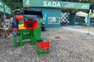 Sada apresenta máquina que revoluciona a produção de silagem durante a Expoapi (Foto: Divulgação)