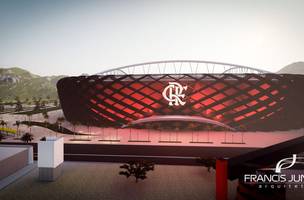 Projeto de estádio do Flamengo criado por arquiteto piauiense viraliza nas redes (Foto: Divulgação)