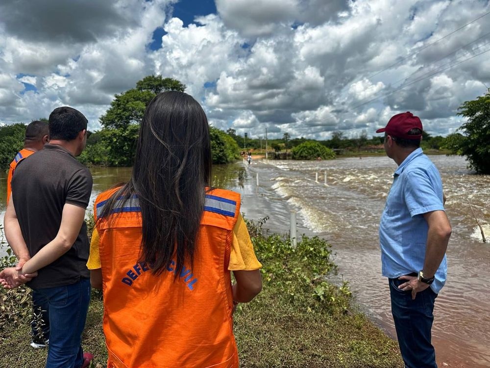 Defesa Civil monitora municípios atingidos pelas chuvas