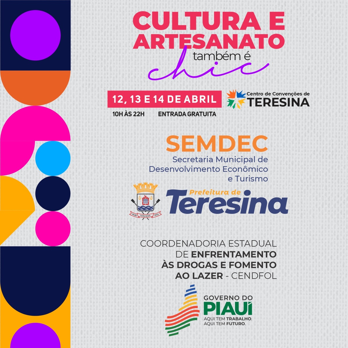 O objetivo da feira é promover e valorizar o artesanato local