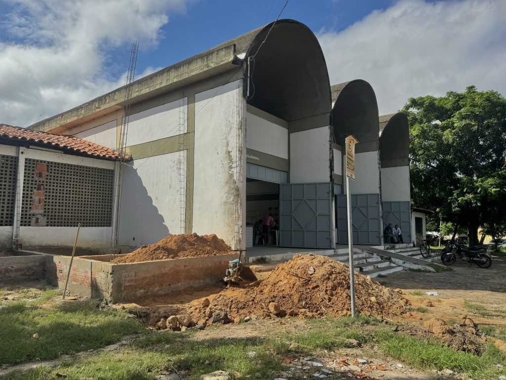 Obras no Mercado do Buenos Aires avançam na zona Norte de Teresina