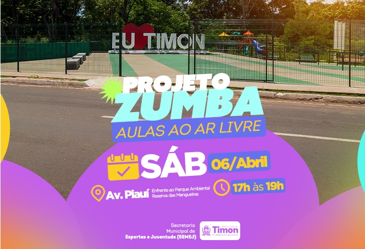 Prefeitura lança projeto zumba em frente ao Parque Reserva das Mangueiras