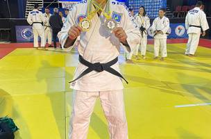 Atleta da PMPI conquista duas medalhas de ouro em Campeonato Sul-Americano (Foto: Divulgação)