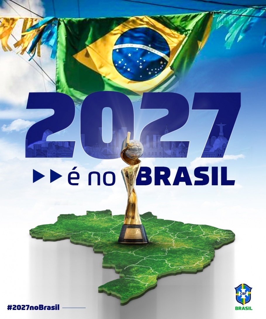 Brasil vai sediar Copa do Mundo Feminina de futebol em 2027