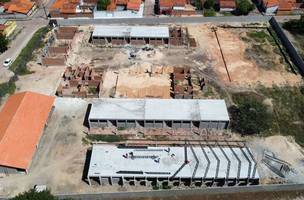 Escola do residencial Júlia Almeida está com 30% das obras concluídas (Foto: Divulgação)