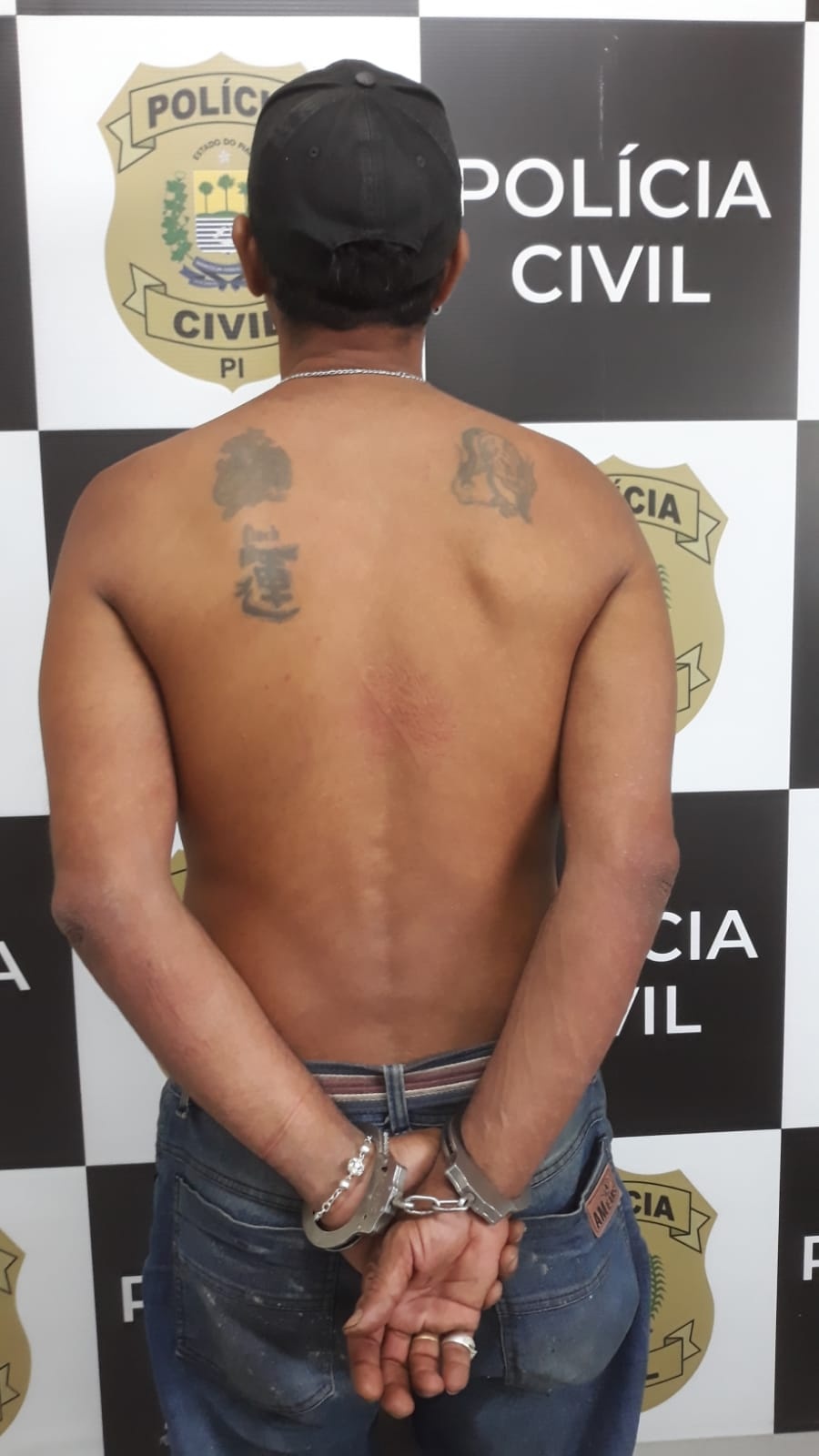 O homem foi preso devido mandado de prisão, no caso recaptura.