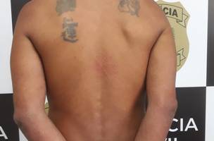 O homem foi preso devido mandado de prisão, no caso recaptura. (Foto: Divulgação)