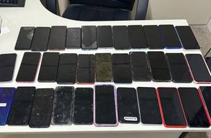 Polícia Civil recupera 34 aparelhos celulares em Parnaíba (Foto: Divulgação)