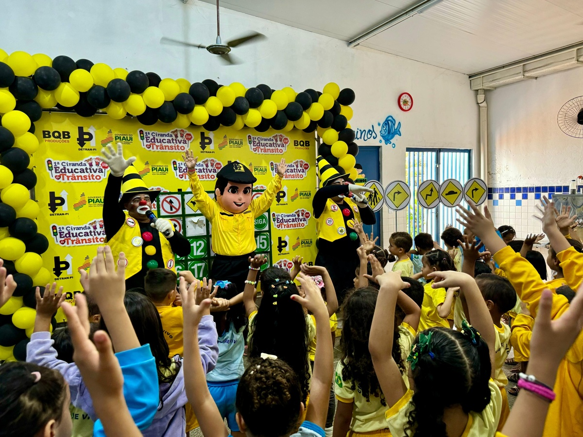 1ª Ciranda Educativa de Trânsito inicia com Atividades Lúdicas para crianças