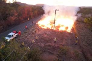 Incêndio no Piauí (Foto: Divulgação)