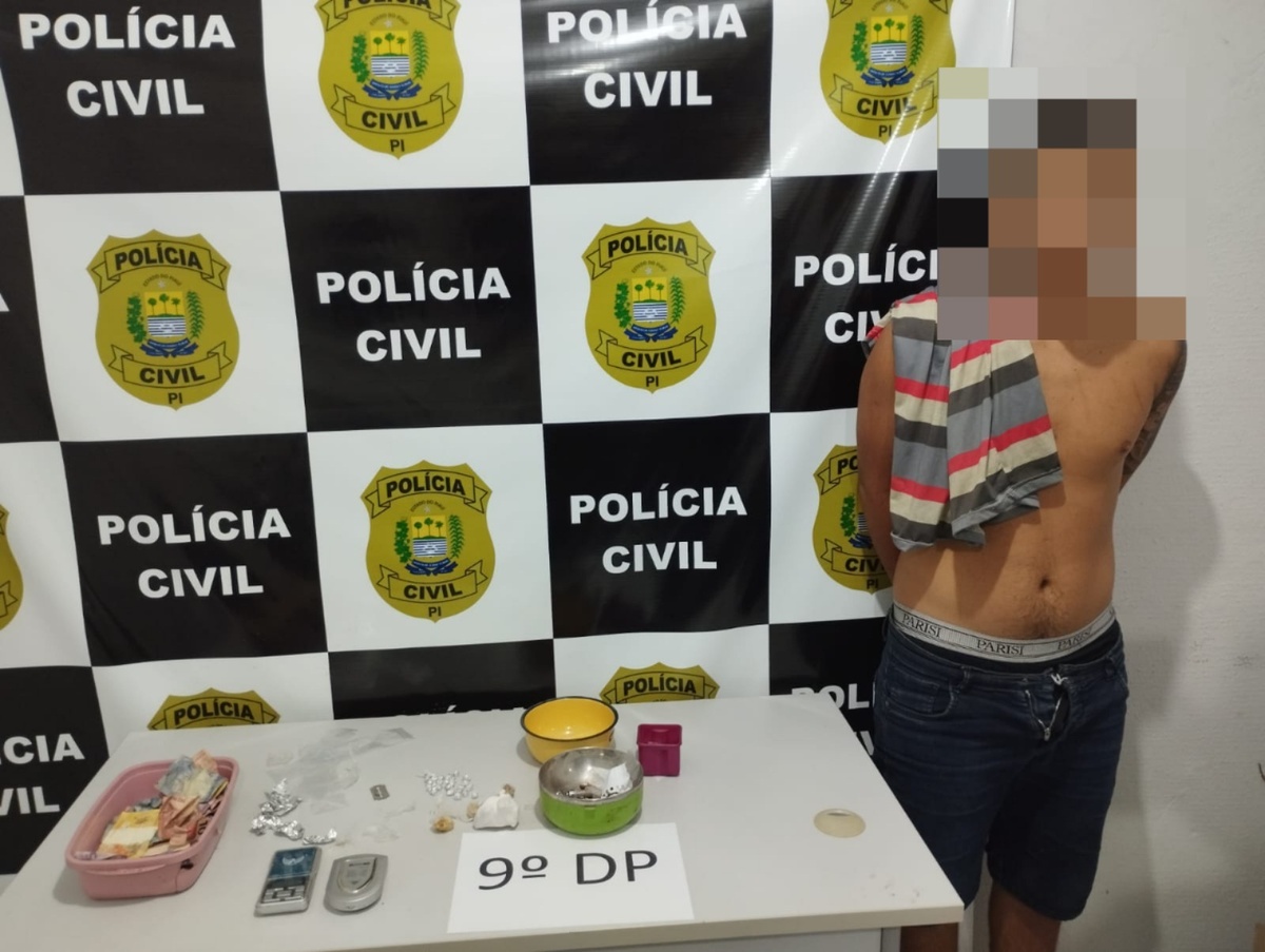 Homem é preso por tráfico de drogas na zona Norte de Teresina