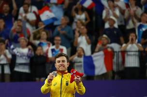 Paris 2024: Vitor Tavares é bronze na classe simples SH6 do badminton (Foto: Silvio Avila/ CPB)