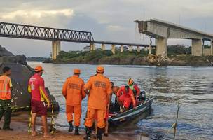 Desabamento da ponte entre MA e TO afeta economia na região (Foto: Divulgação)