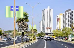 Bandeiras do Piauí ganham destaque nas ruas de Teresina (Foto: Divulgação)