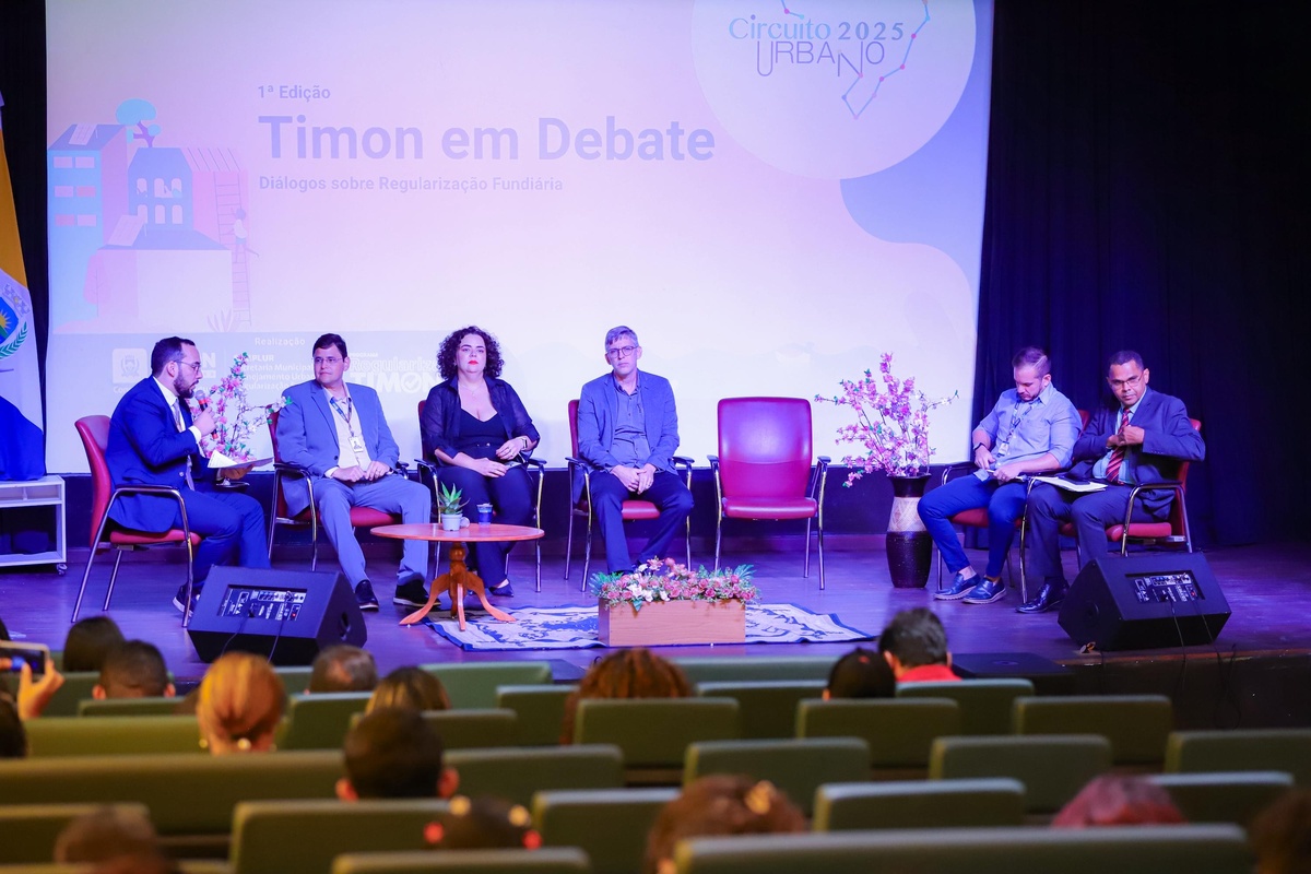 Prefeitura realiza 1ª edição do “Timon em Debate” sobre regularização fundiária